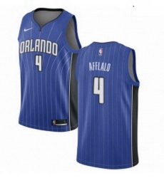 Mens Nike Orlando Magic 4 Arron Afflalo Swingman Royal Blue Road NBA Jersey Icon Edition 