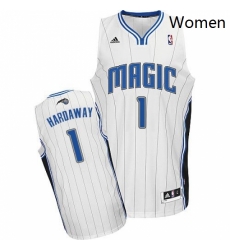 Womens Adidas Orlando Magic 1 Penny Hardaway Swingman White Home NBA Jersey