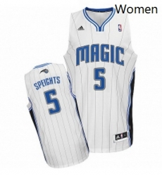 Womens Adidas Orlando Magic 5 Marreese Speights Swingman White Home NBA Jersey 