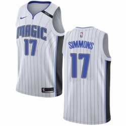 Womens Nike Orlando Magic 17 Jonathon Simmons Swingman NBA Jersey Association Edition 