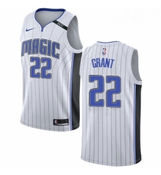 Womens Nike Orlando Magic 22 Jerian Grant Swingman White NBA Jersey Association Edition 