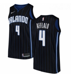 Womens Nike Orlando Magic 4 Arron Afflalo Swingman Black Alternate NBA Jersey Statement Edition 