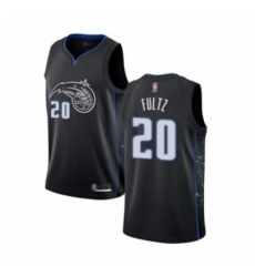 Womens Orlando Magic 20 Markelle Fultz Swingman Black Basketball Jersey City Edition 