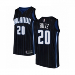 Womens Orlando Magic 20 Markelle Fultz Swingman Black Basketball Jersey Statement Edition 