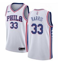 Youth Nike Philadelphia 76ers 33 Tobias Harris White NBA Swingman Association Edition Jersey 