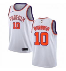 Mens Nike Phoenix Suns 10 Leandro Barbosa Authentic NBA Jersey Association Edition 