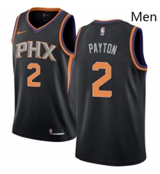 Mens Nike Phoenix Suns 2 Elfrid Payton Authentic Black Alternate NBA Jersey Statement Edition 