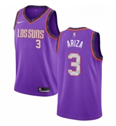 Mens Nike Phoenix Suns 3 Trevor Ariza Swingman Purple NBA Jersey 2018 19 City Edition 