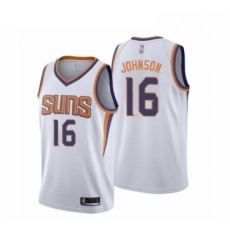 Youth Phoenix Suns 16 Tyler Johnson Swingman White Basketball Jersey Association Edition 