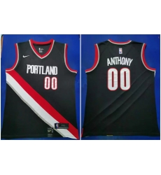 Blazers 00 Carmelo Anthony Black 2019 20 Nike Swingman Jersey