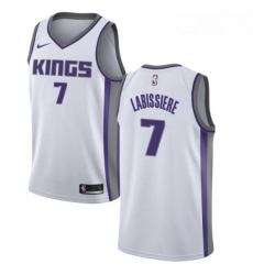 Womens Nike Sacramento Kings 7 Skal Labissiere Swingman White NBA Jersey Association Edition 