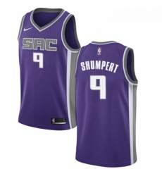 Womens Nike Sacramento Kings 9 Iman Shumpert Authentic Purple NBA Jersey Icon Edition 