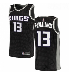 Youth Nike Sacramento Kings 13 Georgios Papagiannis Authentic Black NBA Jersey Statement Edition