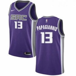 Youth Nike Sacramento Kings 13 Georgios Papagiannis Swingman Purple Road NBA Jersey Icon Edition