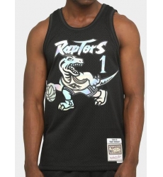 Men Toronto Raptors Tracy McGrady Black Mitchell Ness Jersey