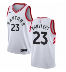 Womens Nike Toronto Raptors 23 Fred VanVleet Swingman White NBA Jersey Association Edition 