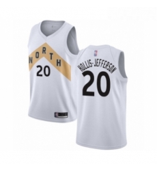 Youth Toronto Raptors 20 Rondae Hollis Jefferson Swingman White Basketball Jersey City Edition 