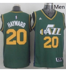 Revolution 30 Jazz 20 Gordon Hayward Green Stitched NBA Jerse 