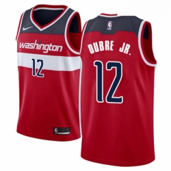 Mens Nike Washington Wizards 12 Kelly Oubre Jr Swingman Red Road NBA Jersey Icon Edition