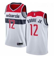 Womens Nike Washington Wizards 12 Kelly Oubre Jr Swingman White Home NBA Jersey Association Edition