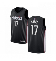 Womens Washington Wizards 17 Isaac Bonga Swingman Black Basketball Jersey City Edition 