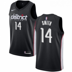 Youth Nike Washington Wizards 14 Jason Smith Swingman Black NBA Jersey City Edition