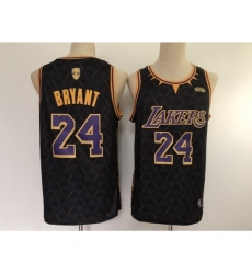 Men's Los Angeles Lakers #24 Kobe Brant Black Stitched Basketball Jersey