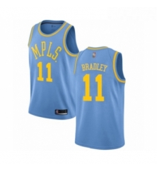 Womens Los Angeles Lakers 11 Avery Bradley Swingman Blue Hardwood Classics Basketball Jersey 