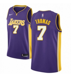 Womens Nike Los Angeles Lakers 7 Isaiah Thomas Authentic Purple NBA Jersey Icon Edition 