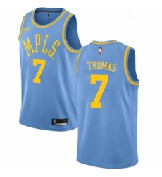 Womens Nike Los Angeles Lakers 7 Isaiah Thomas Swingman Blue Hardwood Classics NBA Jersey 