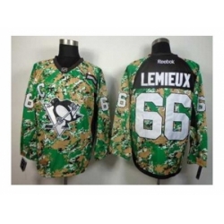 NHL Jerseys Pittsburgh Penguins #66 Lemieux camo[patch C]