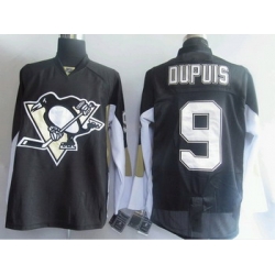 Pittsburgh Penguins 9 Dupuis black Jerseys