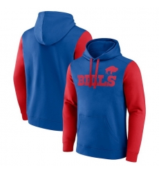 Men Fanatics Royal Buffalo Bills Fleece Pullover Hoodie