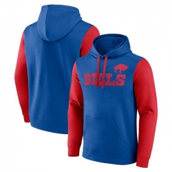 Men Fanatics Royal Buffalo Bills Fleece Pullover Hoodie