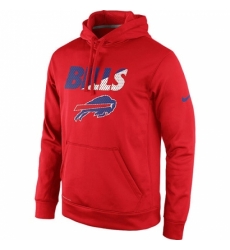 NFL Buffalo Bills Nike Kick Off Staff Performance Pullover Hoodie Red