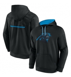 Men Carolina Panthers Black Defender Evo Pullover Hoodie