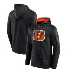 Men Cincinnati Bengals Black On The Ball Pullover Hoodie