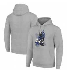 Men Starter Heather Gray Dallas Cowboys Player X Fleece Pullover Hoodie