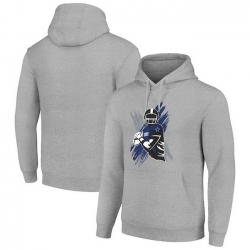 Men Starter Heather Gray Dallas Cowboys Player X Fleece Pullover Hoodie