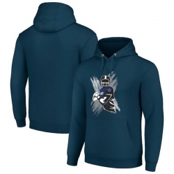 Men Starter Navy Dallas Cowboys Player X Fleece Pullover Hoodie