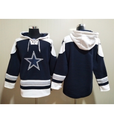 NFL Men Dallas Cowboys Blank Stitched Hoodie II