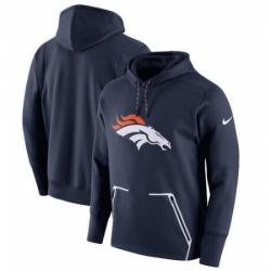 NFL Denver Broncos Nike Champ Drive Vapor Speed Pullover Hoodie Navy