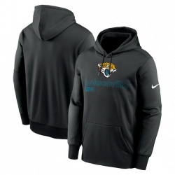 Men Nike Black Jacksonville Jaguars Performance Pullover Hoodie