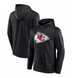 Men Kansas City Chiefs Black On The Ball Pullover Hoodie