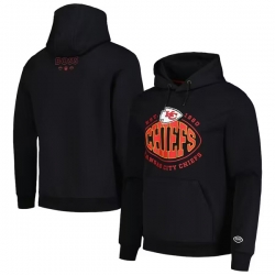 Men Kansas City Chiefs Black Touchback Pullover Hoodie