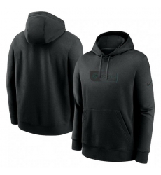 Men Nike Black Miami Dolphins Edge French Terry Club Pullover Hoodie