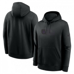 Men Nike Black Minnesota Vikings Edge French Terry Club Pullover Hoodie