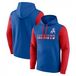 Men Fanatics Navy New England Patriots Fleece Pullover Hoodie