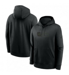 Men Nike Black New York Jets Edge French Terry Club Pullover Hoodie