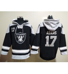 Los Angeles Raiders Sitched Pullover Hoodie #17 Davante Adams